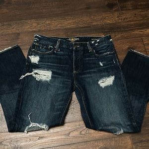 Lucky Brand skinny distressed jeans